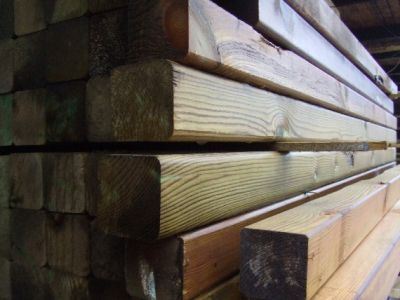 75mm x 75mm C24 Graded Planed Timber Posts